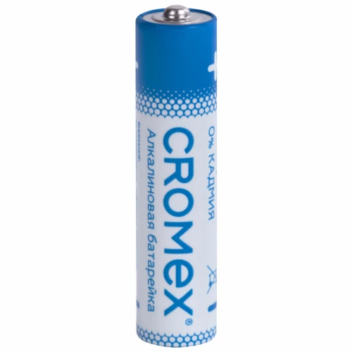 Батарейки CROMEX "Alkaline" ААА (LR03, 24А) алкалиновые, 12 шт. в пленке