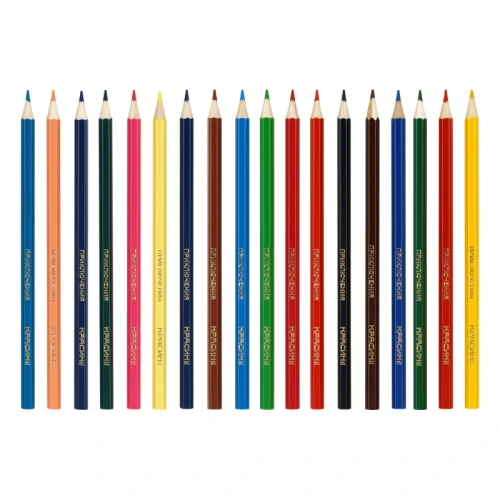 Карандаши цветные Красин "Приключения" шестигранные, 18 цветов