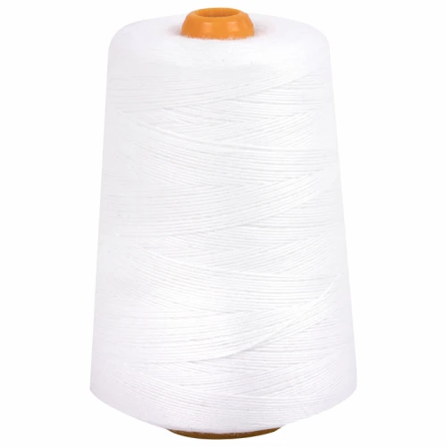 Нить для прошивки документов BRAUBERG диаметр 1 мм, лавсан, 1000 м, белая