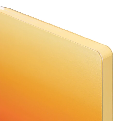 Ежедневник недатированный BRAUBERG "GRADE" А5, кожзам, гибкий, 136 л., малиновый-жёлтый