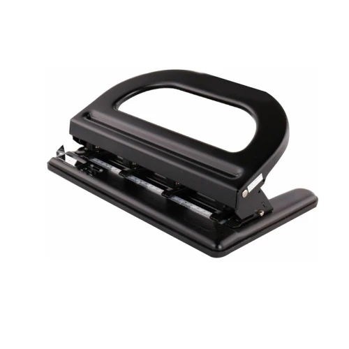 Дырокол на 4отверстия, 1-30л, металл, черный KW-trio