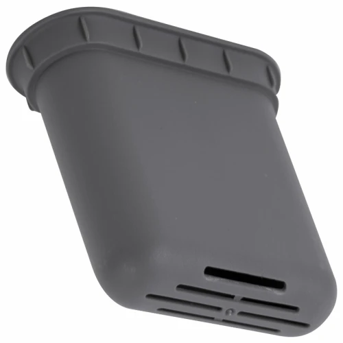 Ершик для унитаза LAIMA "FLAT TYPE" силиконовый, с креплением, серо-белый