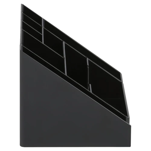 Настольная подставка СТАММ "Каскад" пластик, черная