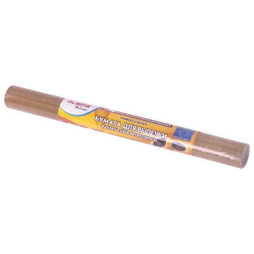 Бумага для выпечки LAIMA 38 см*8 м, 41 гр/м2, коричневая, силиконизированная