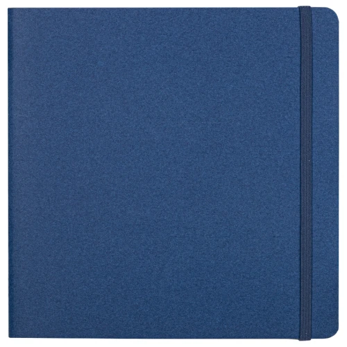 Скетчбук для акварели BRAUBERG "ART PREMIERE" на резинке, 195*195 мм, синий, 20 листов