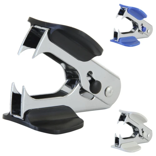 Антистеплер DELI №24/6, 26/6, с фиксатором, ассорти