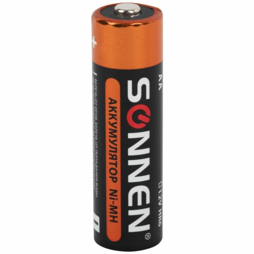 Батарейки аккумуляторные SONNEN АА (HR6) 2700 mAh, 4 шт. в блистере