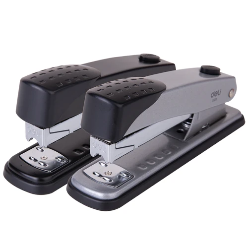 Степлер до 25 листов DELI "0328" металл, №24/6-26/6, ассорти