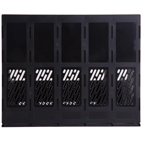 Лоток вертикальный DELI 5 отделений, чёрный