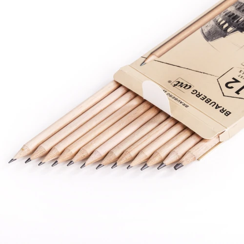 Набор карандашей чернографитных художественные BRAUBERG "ART CLASSIC" 4Н-8В, 12 шт.