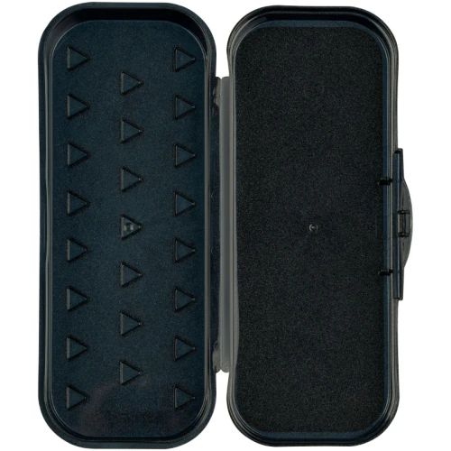 Пенал-футляр СТАММ "Космонавты" 215*90*43 мм, пластик, черный