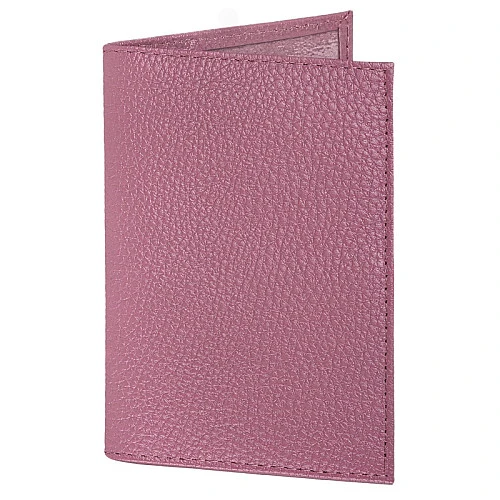 Обложка для паспорта BRAUBERG, натур. кожа флоттер, кожаный уголок, пудрово-розовая, 238861