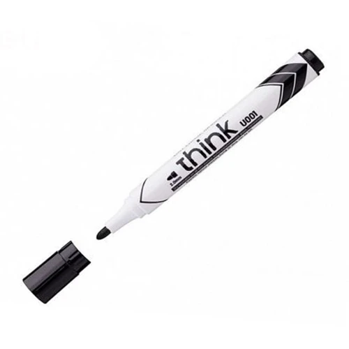 Маркер для доски DELI "EU00120" круглый, 2 мм, черный