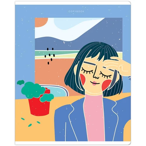 Тетрадь ArtSpace "Рисунок. Girls" А5, в клетку, 48 листов, ассорти, эконом