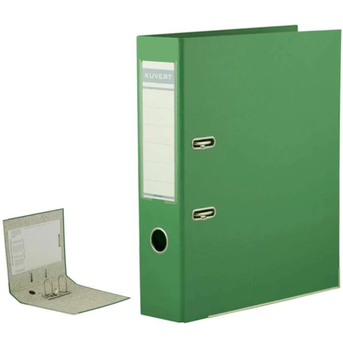 Папка-регистратор KUVERT А4, 72 мм, зеленый