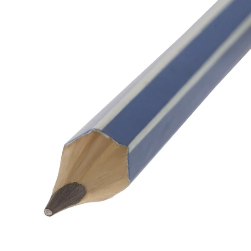 Карандаш чернографитный BRAUBERG "ZTX" HB, синий корпус, 12 шт.