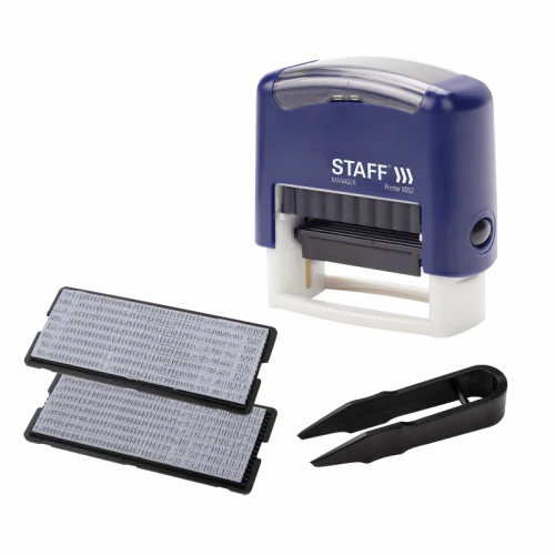 Штамп самонаборный STAFF "Printer 8052", 4-строчный, оттиск 48*18 мм