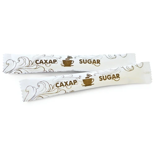 Сахар в стиках порционный 5 гр, 200 пакетиков