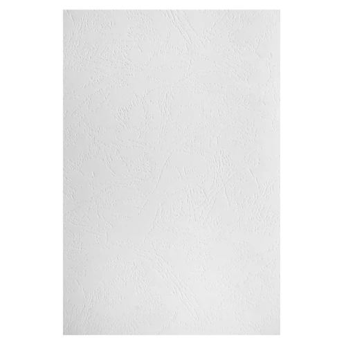 Обложка для переплета BASY Z0041 "Кожа" А4, 230 г/кв.м, белый, 100 листов