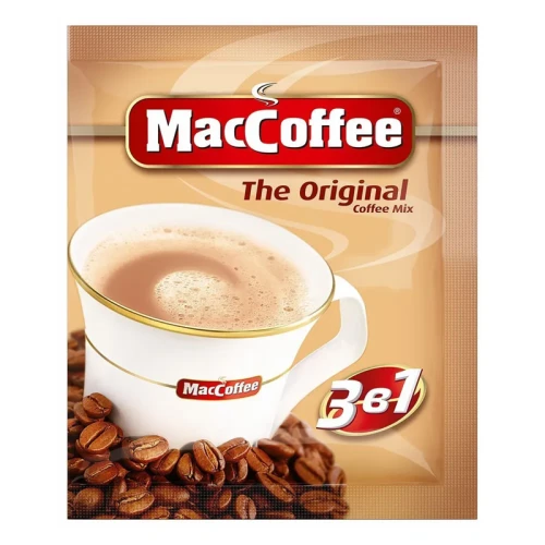 Кофе порционный MacCoffee "3 в 1 Оригинал" 10 пакетиков по 20 гр