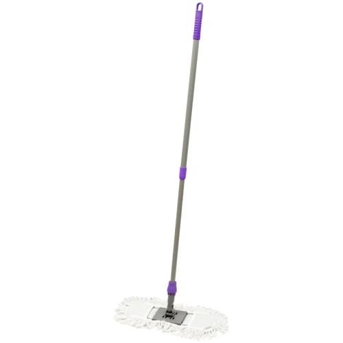 Швабра OfficeClean Professional телескопическая ручка из стали, МОП хлопок