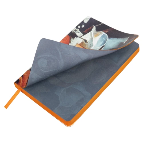 Ежедневник недатированный BRAUBERG "VISTA. Rose flower" А5, эко-кожа, гибкий, 136 л.