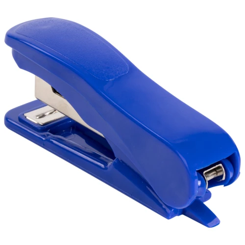 Степлер до 12 листов STAFF "EVERYDAY" пластик, №10, синий, с антистеплером