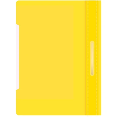 Папка-скоросшиватель БЮРОКРАТ А4, 160 мкм, желтая