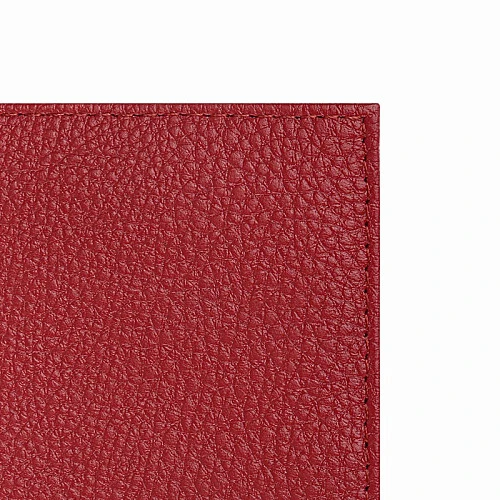 Обложка для паспорта BRAUBERG, натур. кожа флоттер, кожаный уголок, красная, 238865