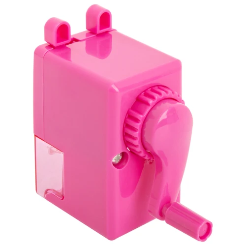 Точилка механическая ПИФАГОР 1 отверстие, корпус розовый