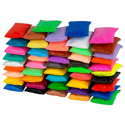 Пластилин супер лёгкий воздушный застывающий 48 штук 480г, 3 стека, ЮНЛАНДИЯ, 106980