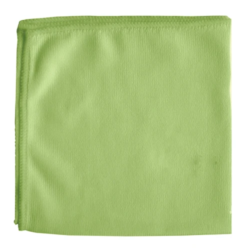 Салфетка из микрофибры LAIMA  для стекол и зеркал, 30*30 см, зеленая, 1 шт.