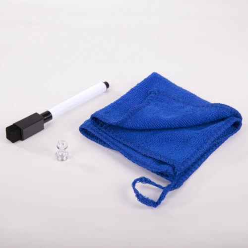 Доска на холодильник магнитно-маркерная BRAUBERG 42*30 см, с маркером, магнитом и салфеткой