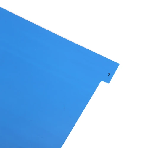 Разделитель листов DELI А4, пластик, 10 листов, цветной