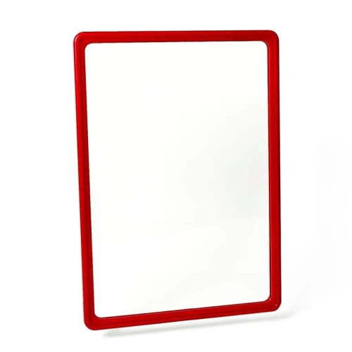 Пластиковая рамка с карманом-протектором формата PF-A4 красная