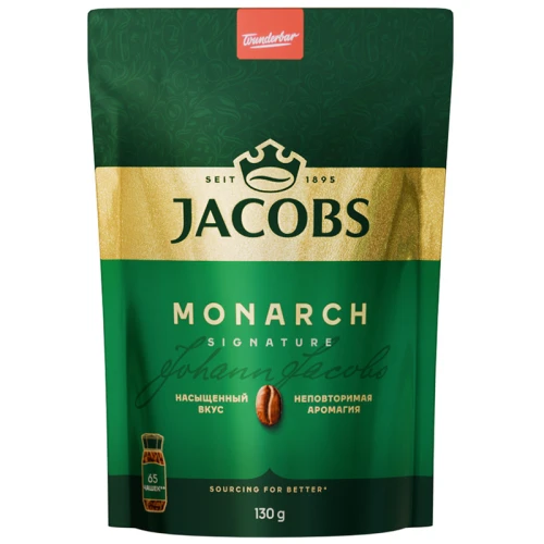 Кофе Jacobs Monarch, растворимый, м/у, 130 гр