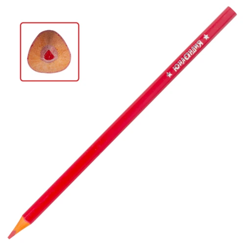 Карандаши цветные ЮНЛАНДИЯ "Карнавал" трехгранные, 12 цветов