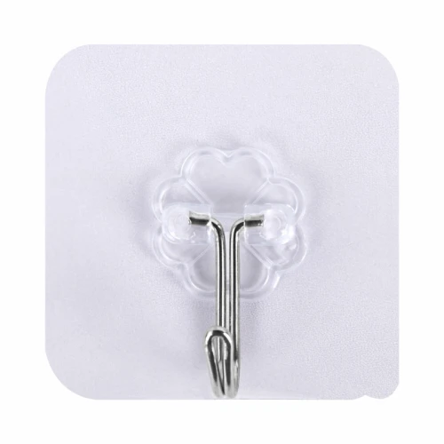 Крючки самоклеящиеся LAIMA 6*6 см, нержавеющая сталь, ПВХ, 20 шт