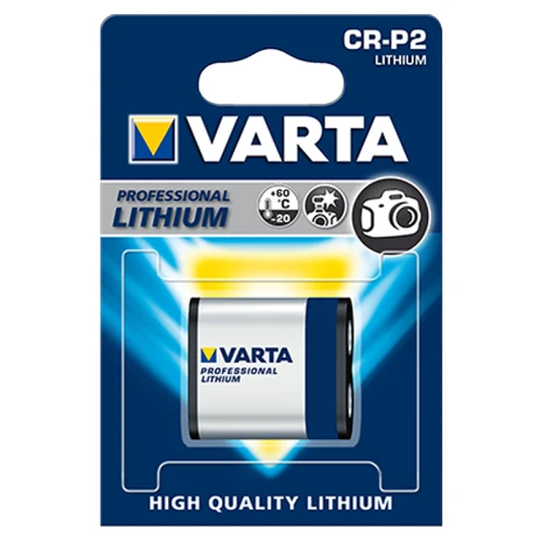 Батарейка VARTA Professional Lithium CR-P2 литиевая, 1 шт в блистере