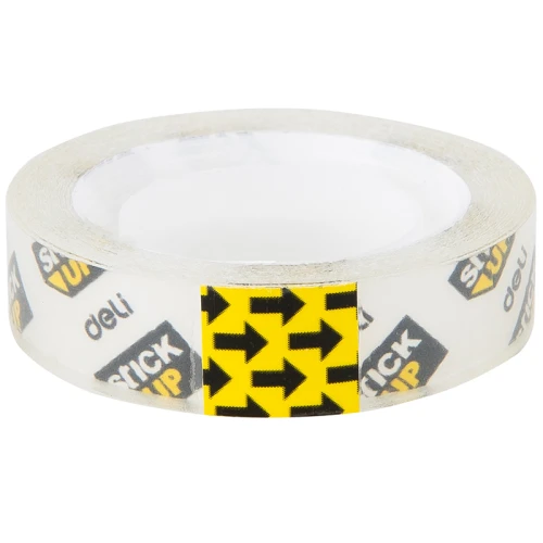 Клейкая лента DELI 12 мм х 20 м, прозрачная