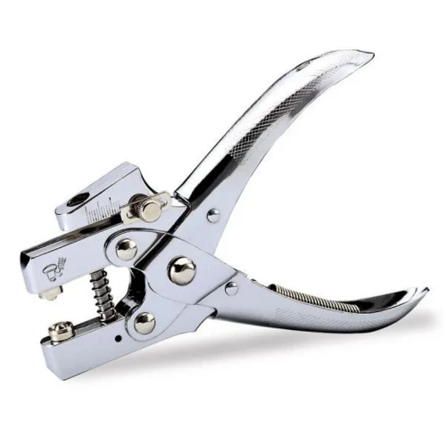 Дырокол для люверсов KW-Trio до 30 листов, на 1 отверстие, металл, серебристый