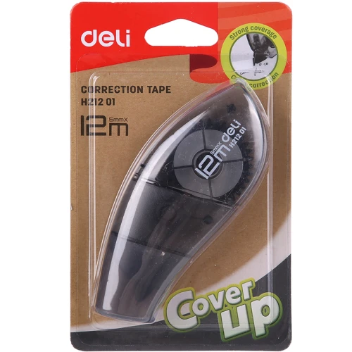 Корректирующая лента DELI "Cover Up" 5 мм х 12 м, ассорти