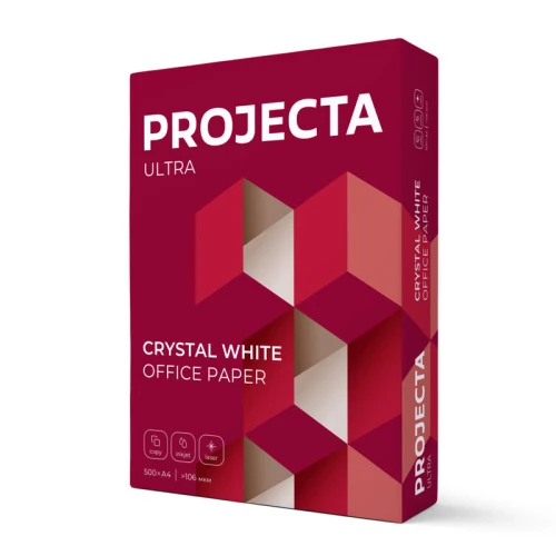 Бумага офисная PROJECTA "ULTRA" А4, 80 г/м2, 500 листов