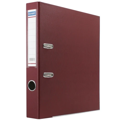 Папка-регистратор KUVERT А4, 50 мм, бордовый