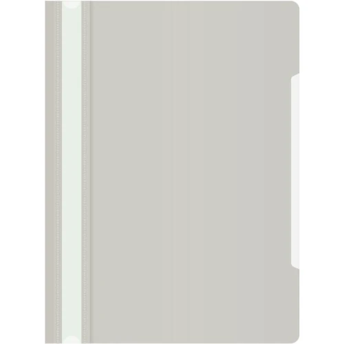 Папка-скоросшиватель БЮРОКРАТ А4, 160 мкм, серая