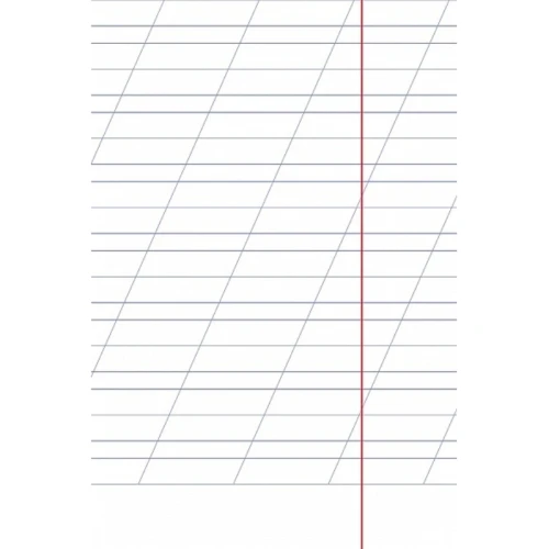 Тетрадь школьная Hatber "Панда" А5, косая линия, 12 листов