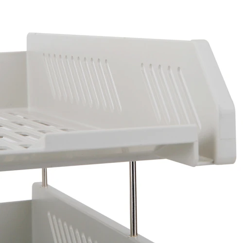 Лоток горизонтальный DELI 2 отделения, серый