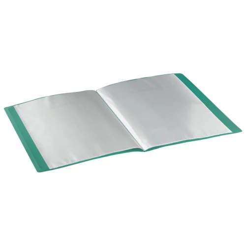 Папка 20 вкладышей BRAUBERG А4, 500 мкм, зеленая