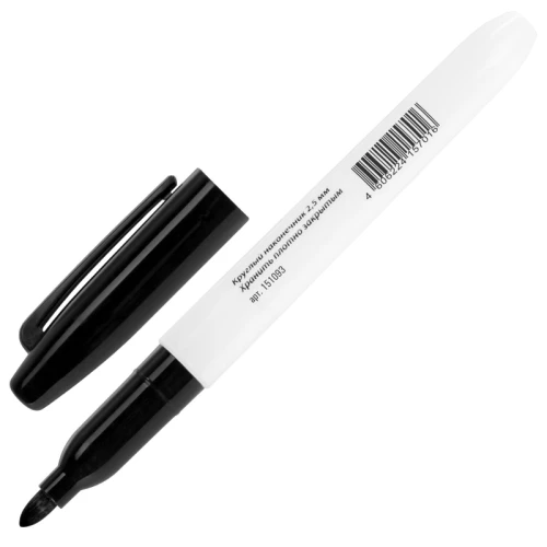 Набор маркеров для доски STAFF "EVERYDAY" круглый, 2.5 мм, 4 цвета