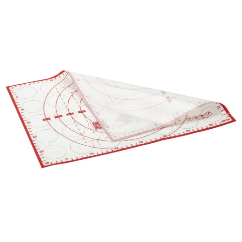 Коврик силиконовый для раскатки и запекания DASWERK 30*40 см, красный